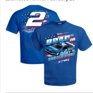 Brad Keselowski Team Penske Keystone Light Graphic T-Shirt - Royal